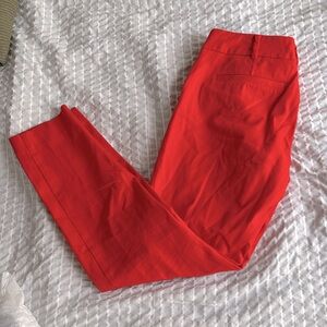 Red dress pants
